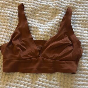 Auden Rust Longline Bralette